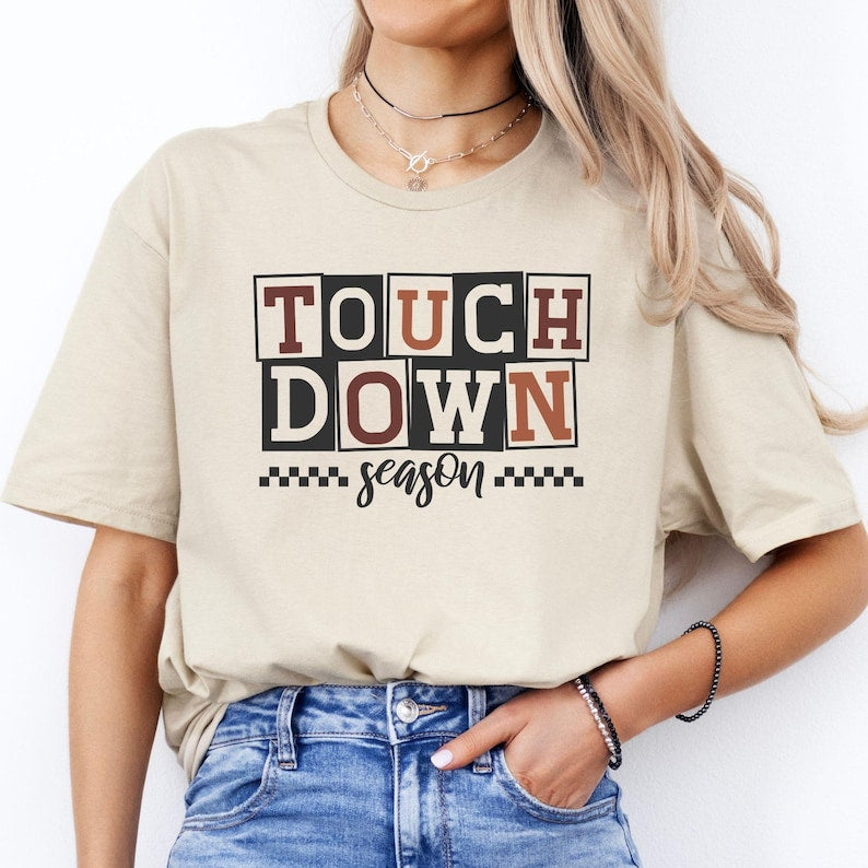 Retro Touchdown Sweatshirt | Game Day Football Fan Gift