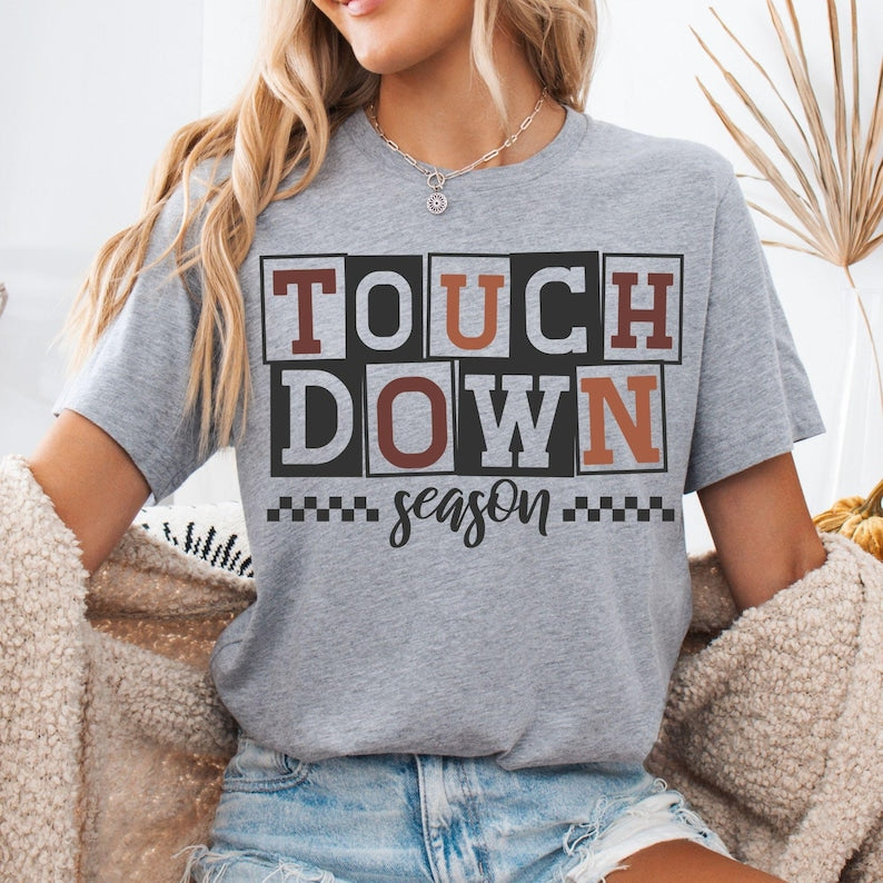 Retro Touchdown Sweatshirt | Game Day Football Fan Gift