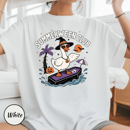 Summerween Club Shirt | Funny Goose Halloween T-Shirt