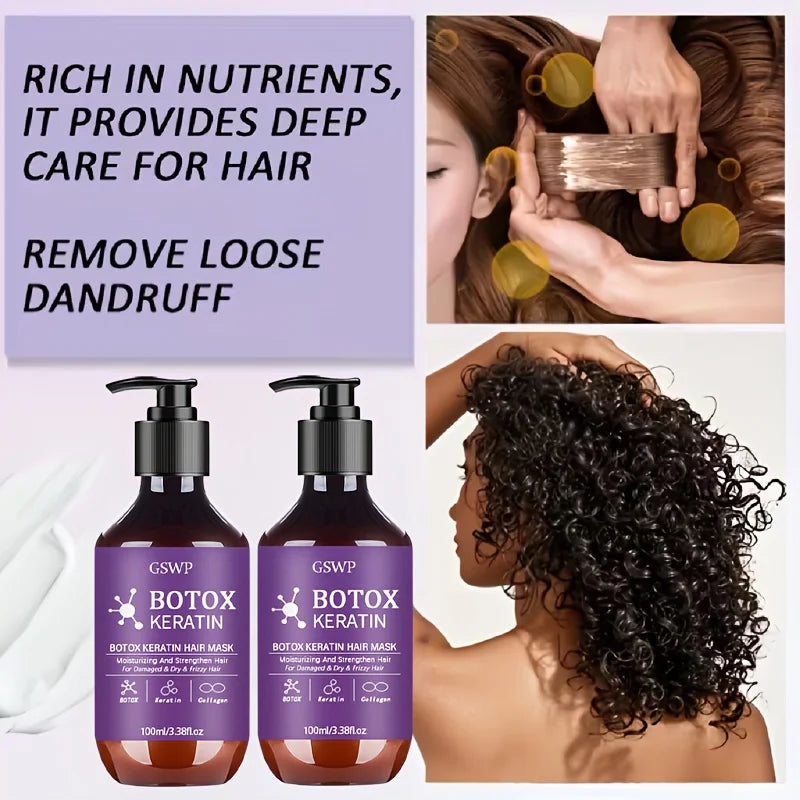 Keratin Botox Hair Mask – Deep Repair & Frizz Control | 100ml