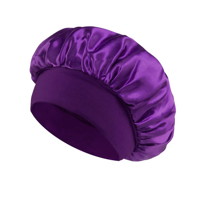 Satin Sleep Bonnet – Silk-Lined Hair Cap for All Hair Types