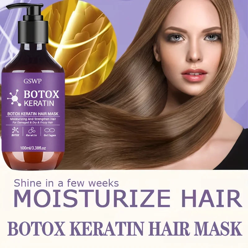 Keratin Botox Hair Mask – Deep Repair & Frizz Control | 100ml