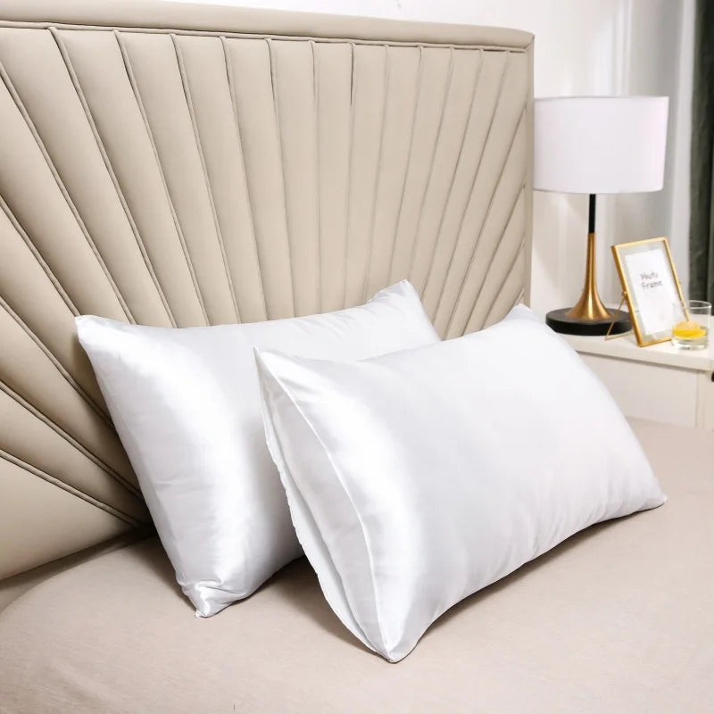 Satin Pillowcase for Hair & Skin – Silky Smooth, Cooling Pillow Cover