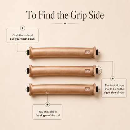 SilkWaven™ Heatless Curling Set – Satin Flexi Rods for Overnight Curls