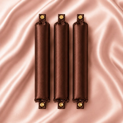 SilkWaven™ Heatless Curling Set – Satin Flexi Rods for Overnight Curls