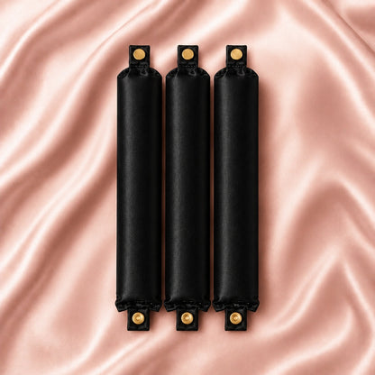 SilkWaven™ Heatless Curling Set – Satin Flexi Rods for Overnight Curls